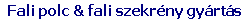Fali polc & fali szekr�ny gy�rt�s 
